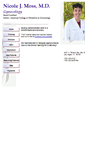 Mobile Screenshot of nicolemossmd.com